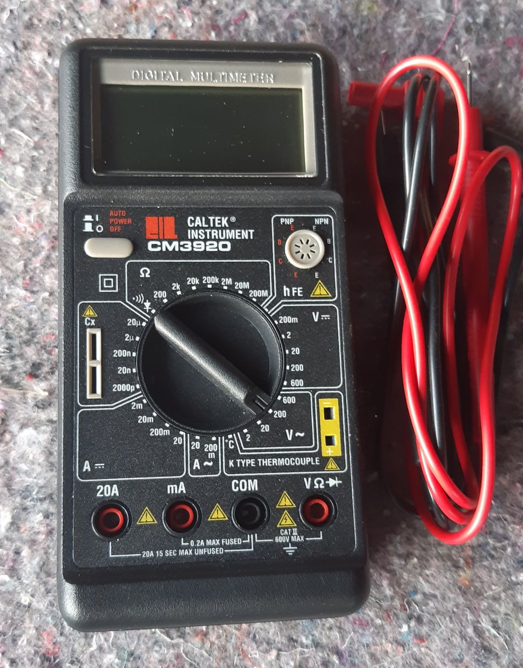 Misurare: Caltek CM3920 Digital Multimeter - Top Zustand! – Usato da Mettendorf TG venduto da Ricardo-Bazar 3