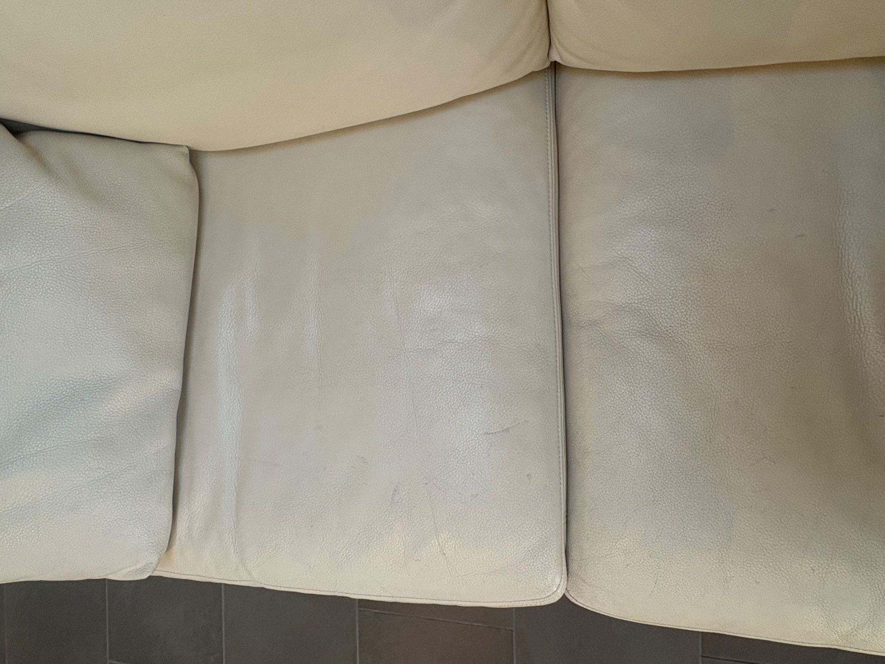 Artanova Sofas: Ledersofa Artanova mit Sessel (weiss) – Gebraucht aus Mettmenstetten von Sternenzauber03 4