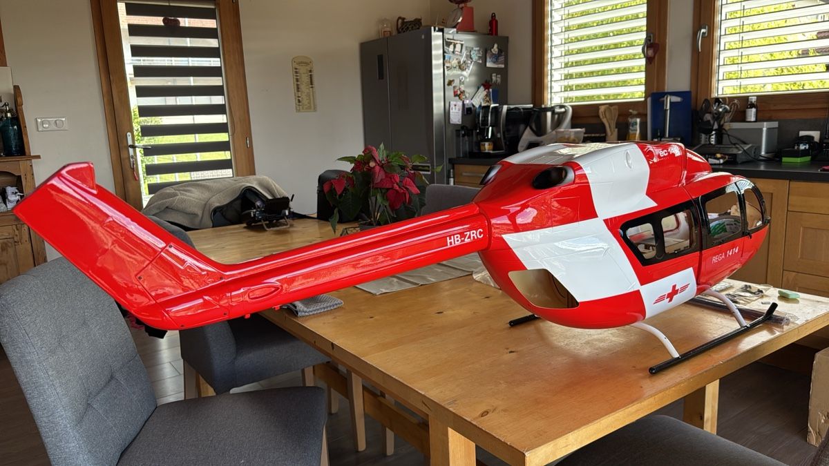 Rega RC Modellbau: Fuselage EC 145 rega – Gebraucht aus Le Locle von Nassim25 7