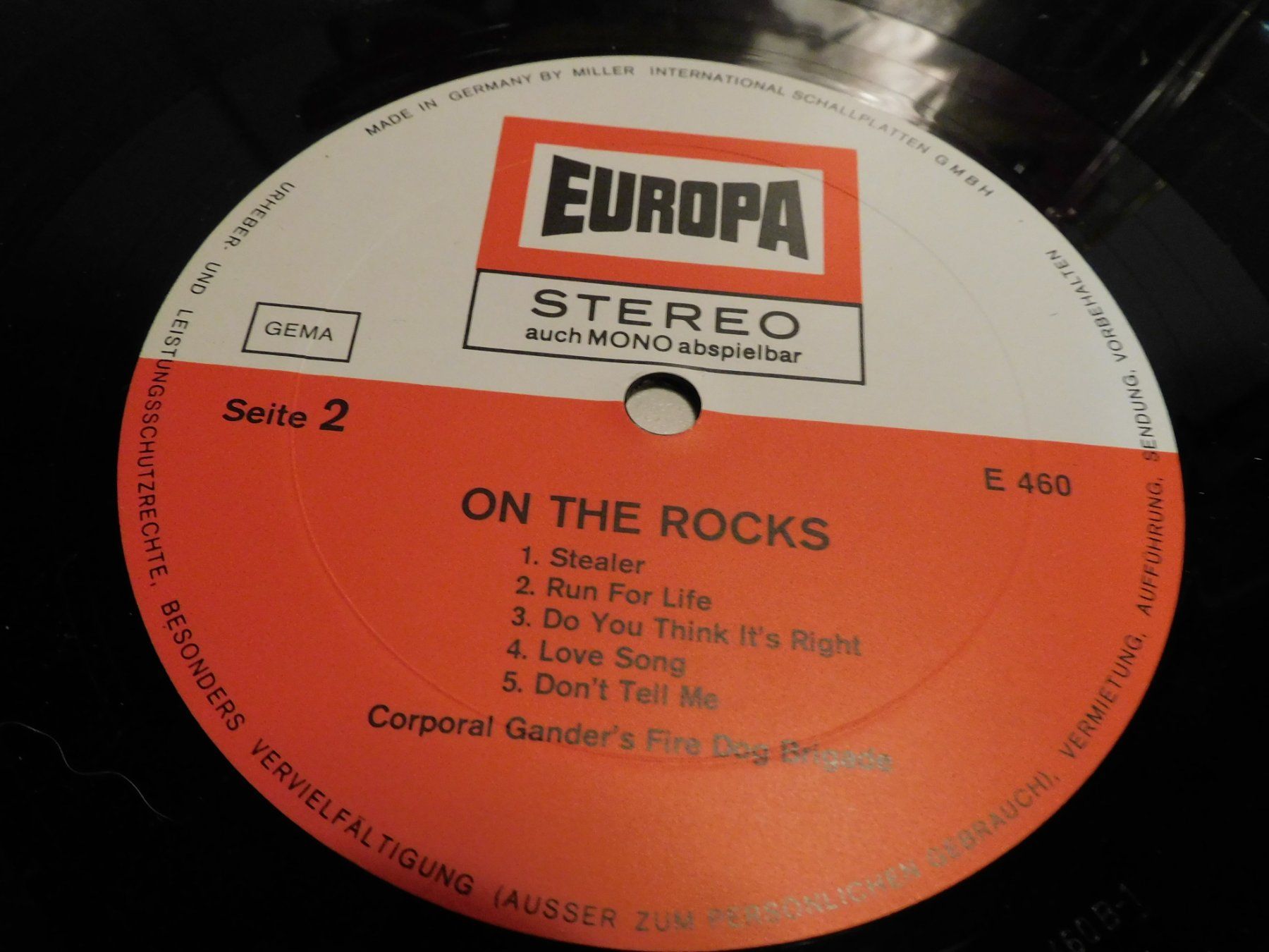 Dischi in vinile: LP - On The Rocks  - Schallplatte LP    LP – Usato da Sursee venduto da 76 1