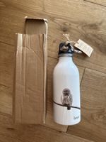 Gourde Earthlust motif hibou blanc neuf avec boîte