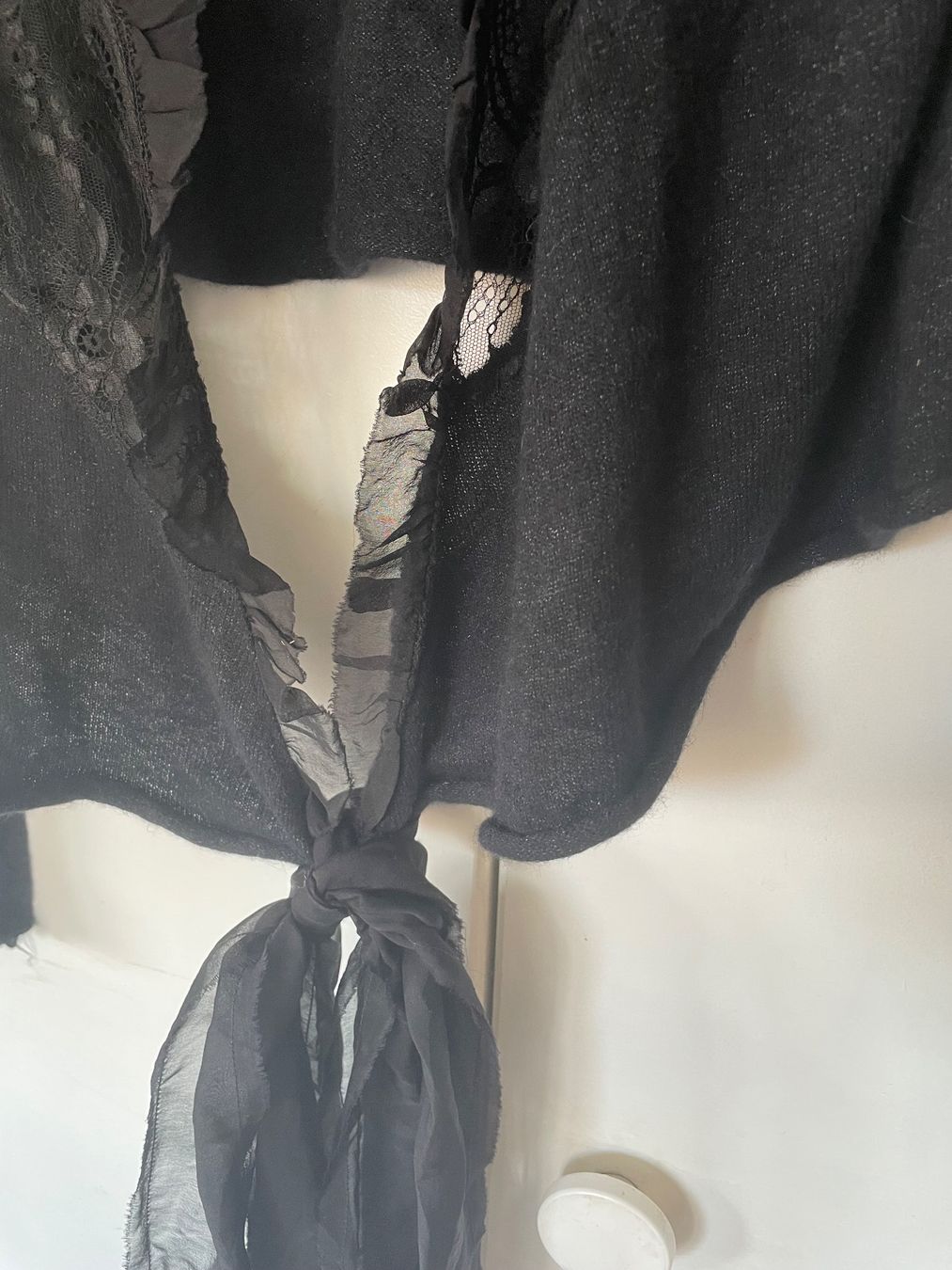 Bolero: Élégant gilet / veste cache-coeur noir – Usato da Genève venduto da ras_8b67 4