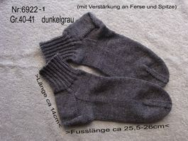 Socken handgestrickt  Gr.40-41 (Knöchelsocken)