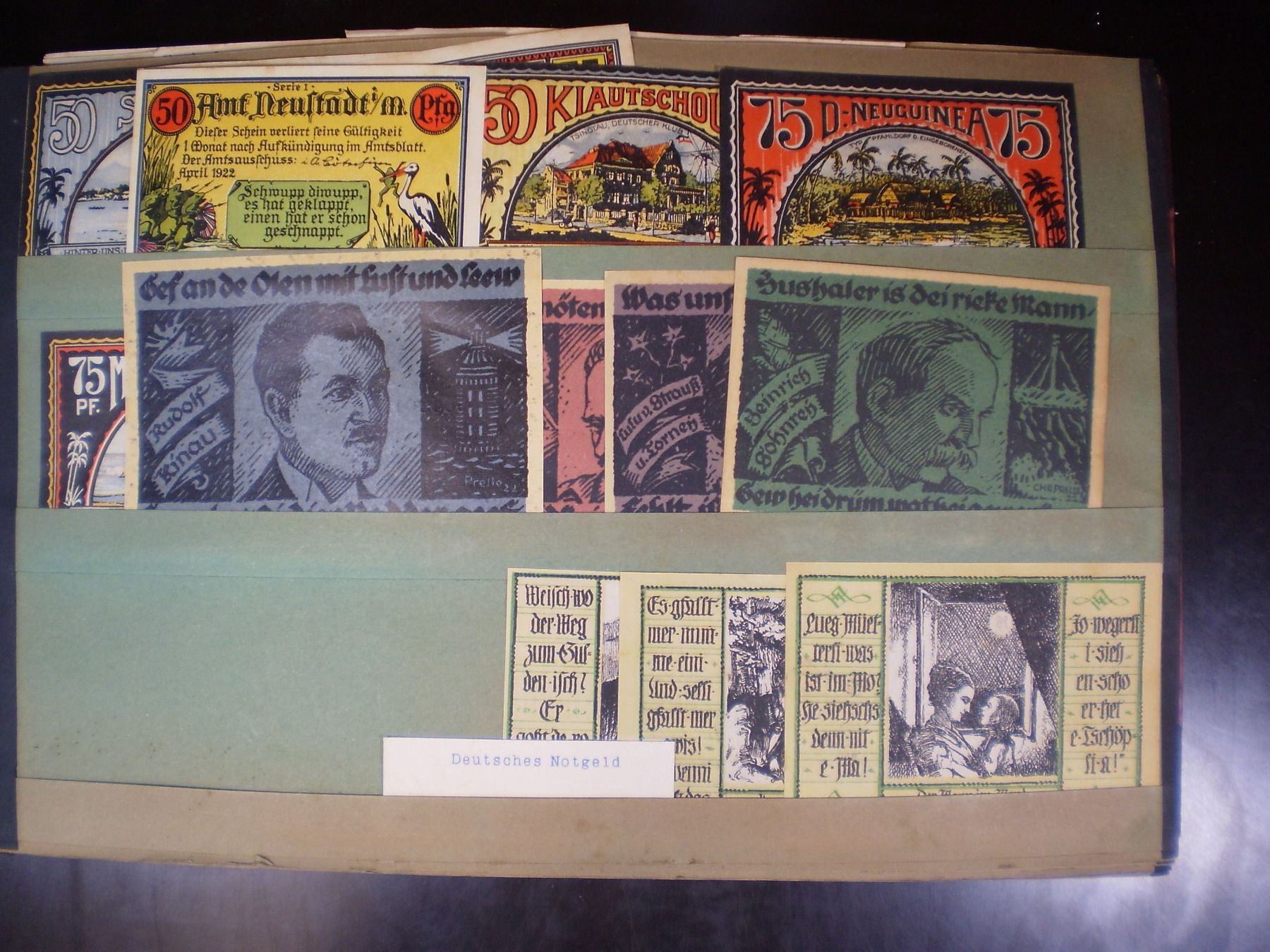 Billets de banque: Grosse "Notgeld"-Sammlung – D'occasion à Lenzburg par strebeck 1
