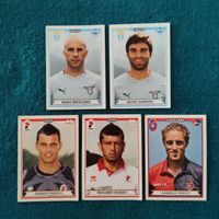5 Calciatori PANINI 2010-11 ITALIA vintage Stickers Figurine