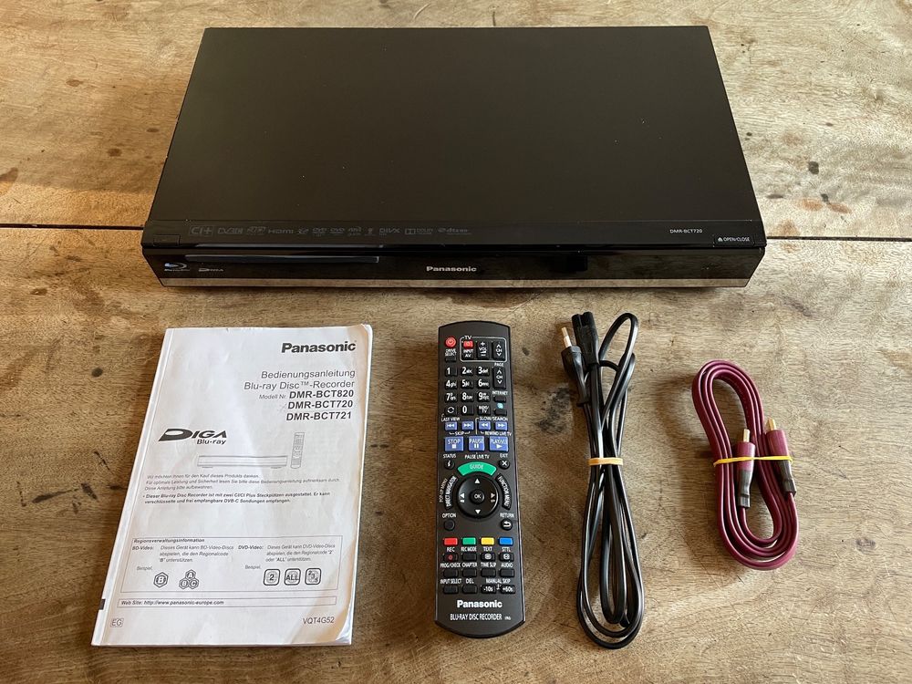 Panasonic DMRBCT720 Blue Ray Disc Recorder Kaufen auf Ricardo