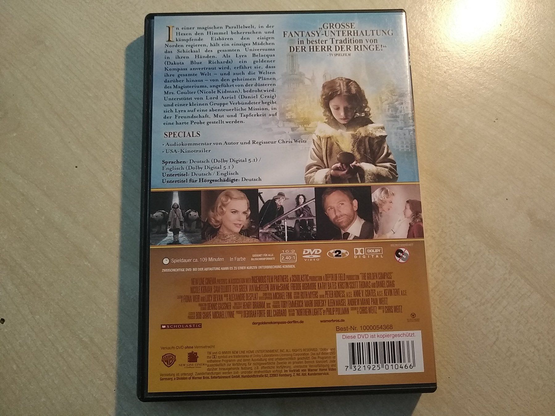 Alle DVDs: Der Goldene Kompass – Gebraucht aus Olten von prusik02 2