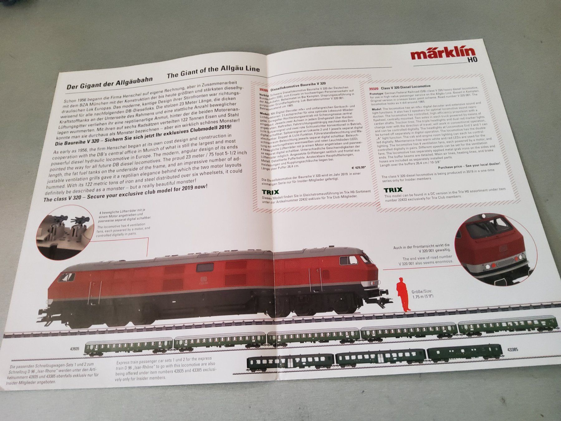 Märklin Modellini di ferrovie: 7 Märklin Prospekte H0 – Usato da Grüningen venduto da VENOM59 4
