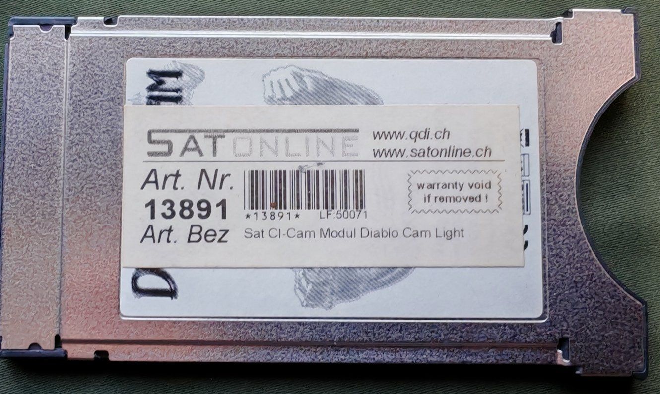 Module und Funcards: Sat CI-Cam Modul Diablo Cam Light mit Programmiergerät – Gebraucht aus Volketswil von Breiti37 2