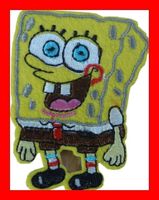 Spongebob Sponge Bob Badge Aufnäher Schwammkopf Aufbügler