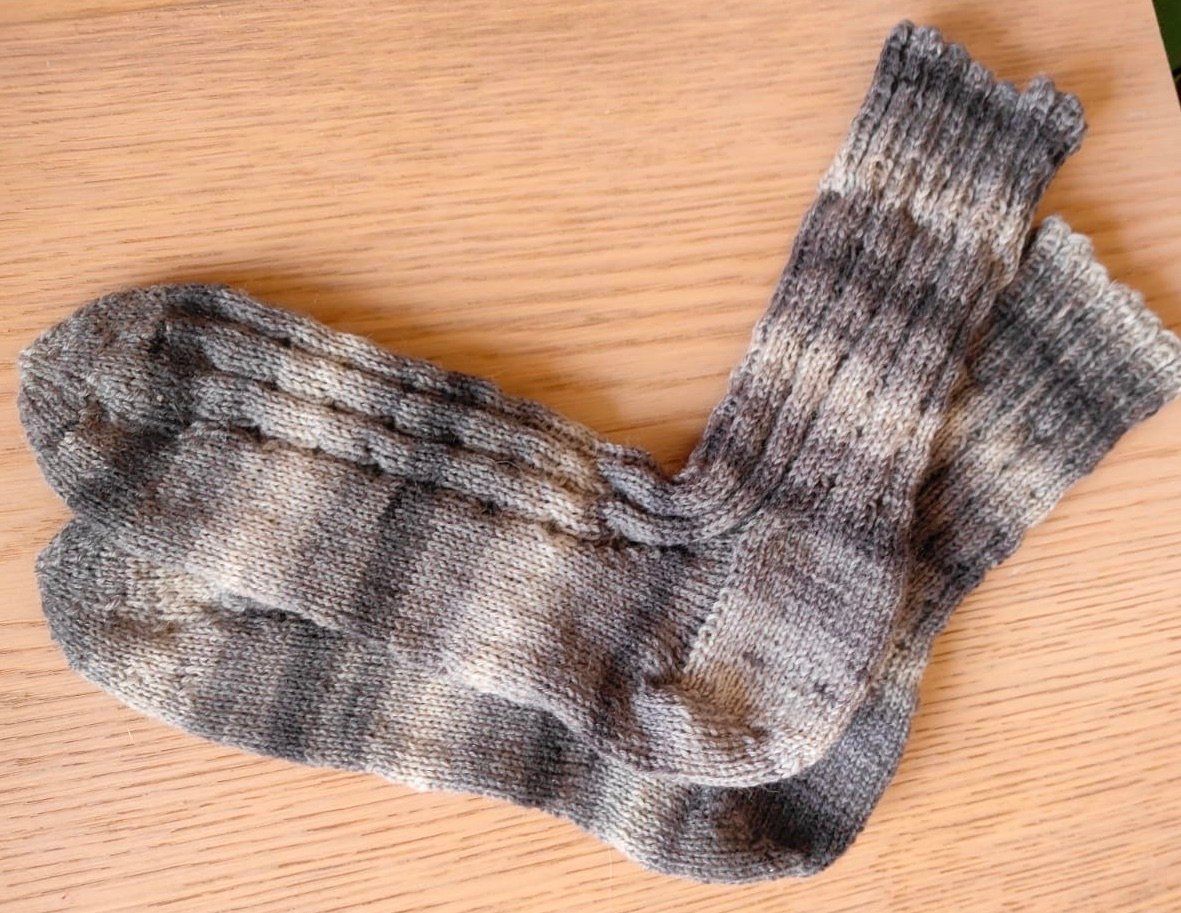 Calze: Warme gestrickte Herrensocken  Grösse  41/42 – Nuovo (secondo la descrizione) da Huttwil venduto da Sommerhaus