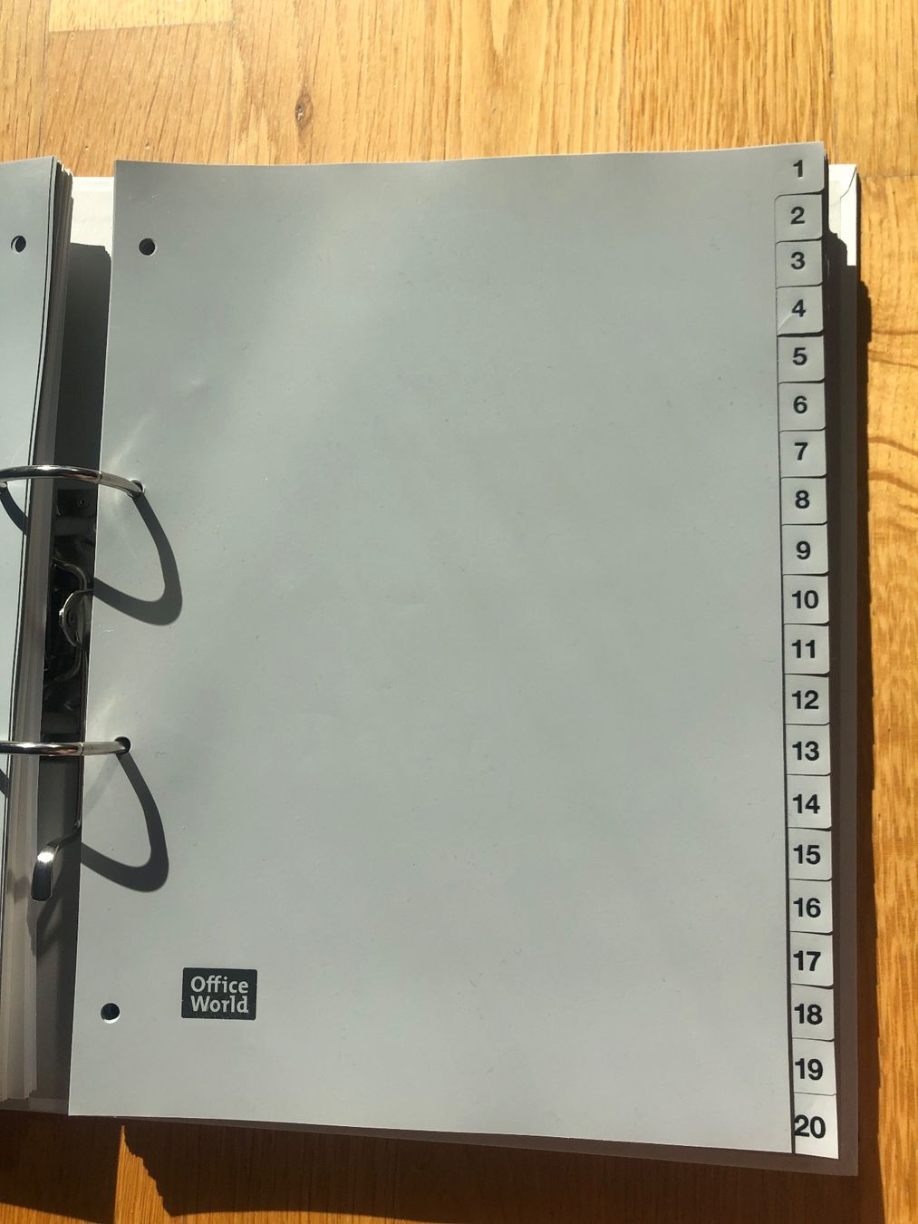 Raccoglitori: 15x Register 1-20 – Usato da Münchenstein venduto da Dibu11 3