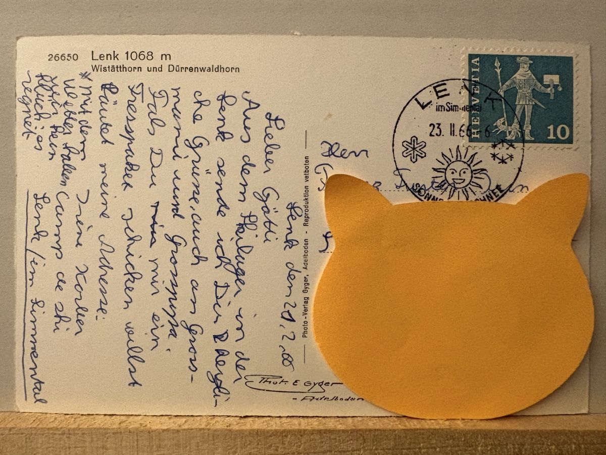 Cartoline postali: AK von Lenk – Usato da Rümlang venduto da Brieftaube1 1