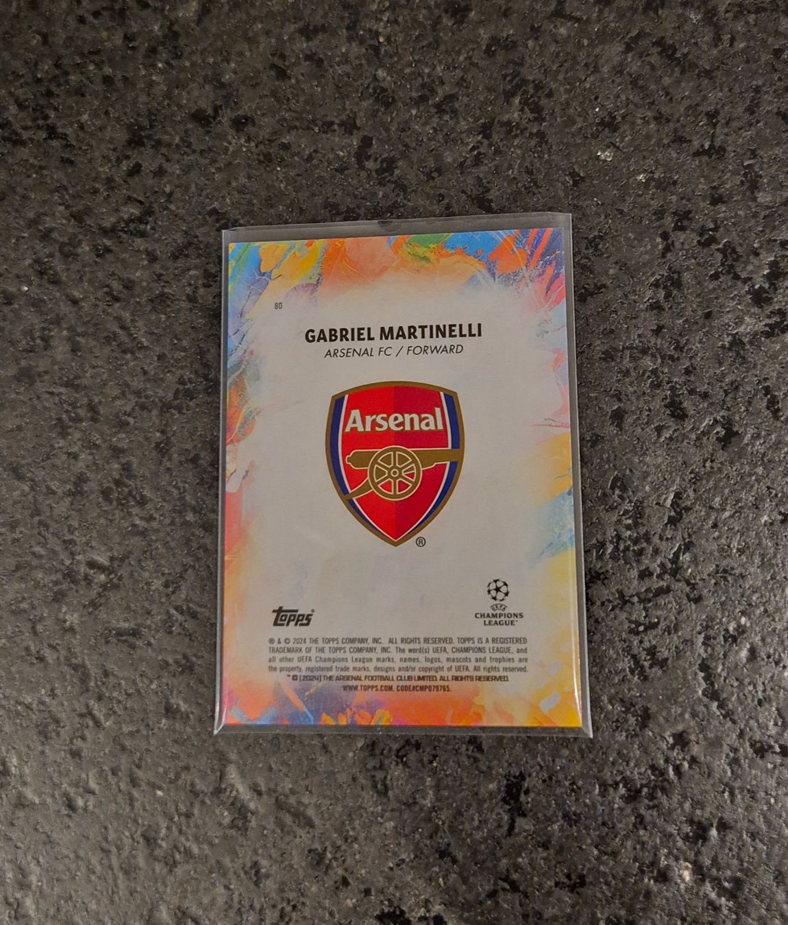 Topps Carte collezionabili: Gabriel Martinelli /99 - Arsenal - Topps – Nuovo (secondo la descrizione) da Burg AG venduto da Danoe 1