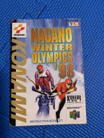 Nagano Winter Olympics 98 Nintendo 64 N64 Spielanleitung