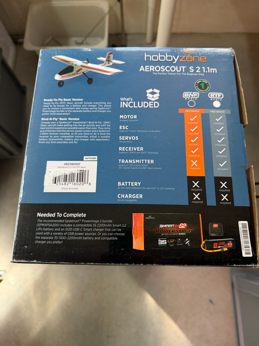 Modellismo RC: Neu AeroScout S 2 1.1m RTF Basic with SAFE – Nuovo e nell'imballaggio originale da hünenberg See venduto da Dpch 4