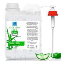 Bio-Aloe-Vera-Gel 1000ml Gesicht Körper Haar Spender