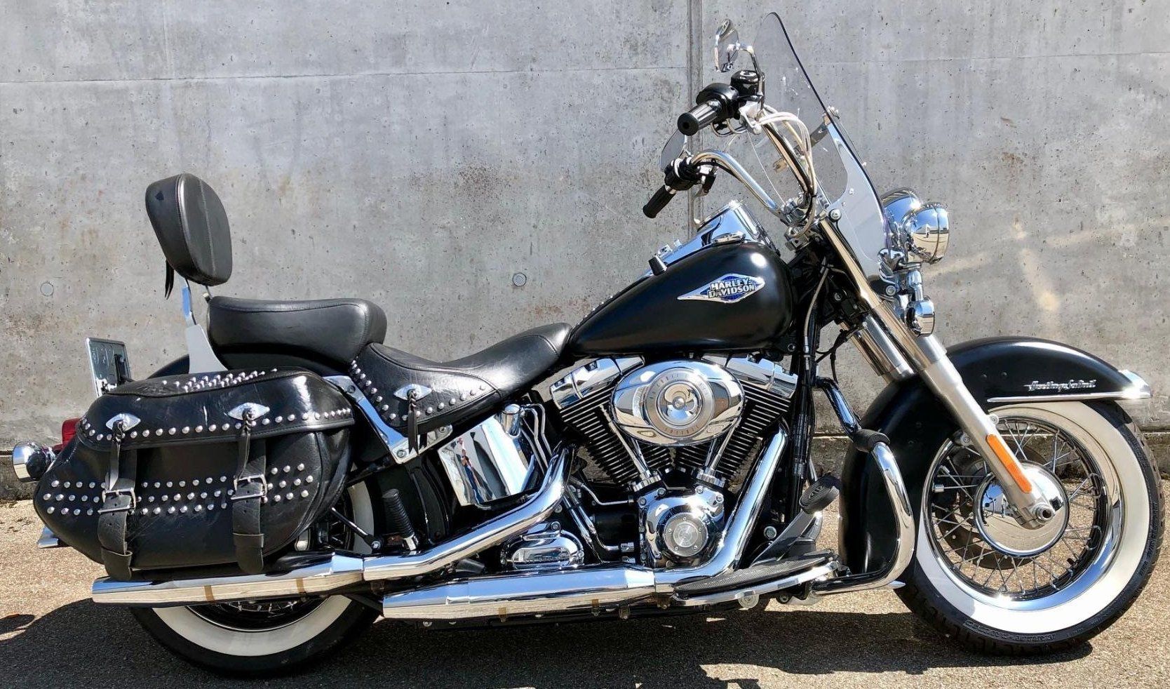 Harley-Davidson Chopper: Harley Davidson FLSTC Softail ABS + GRATIS HD Jacke & Helm – Usato da Wil SG venduto da Solpol 1
