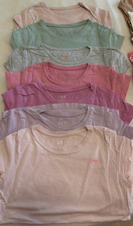15 Kurzarm-Shirts Gr. 110–116 –  H&M