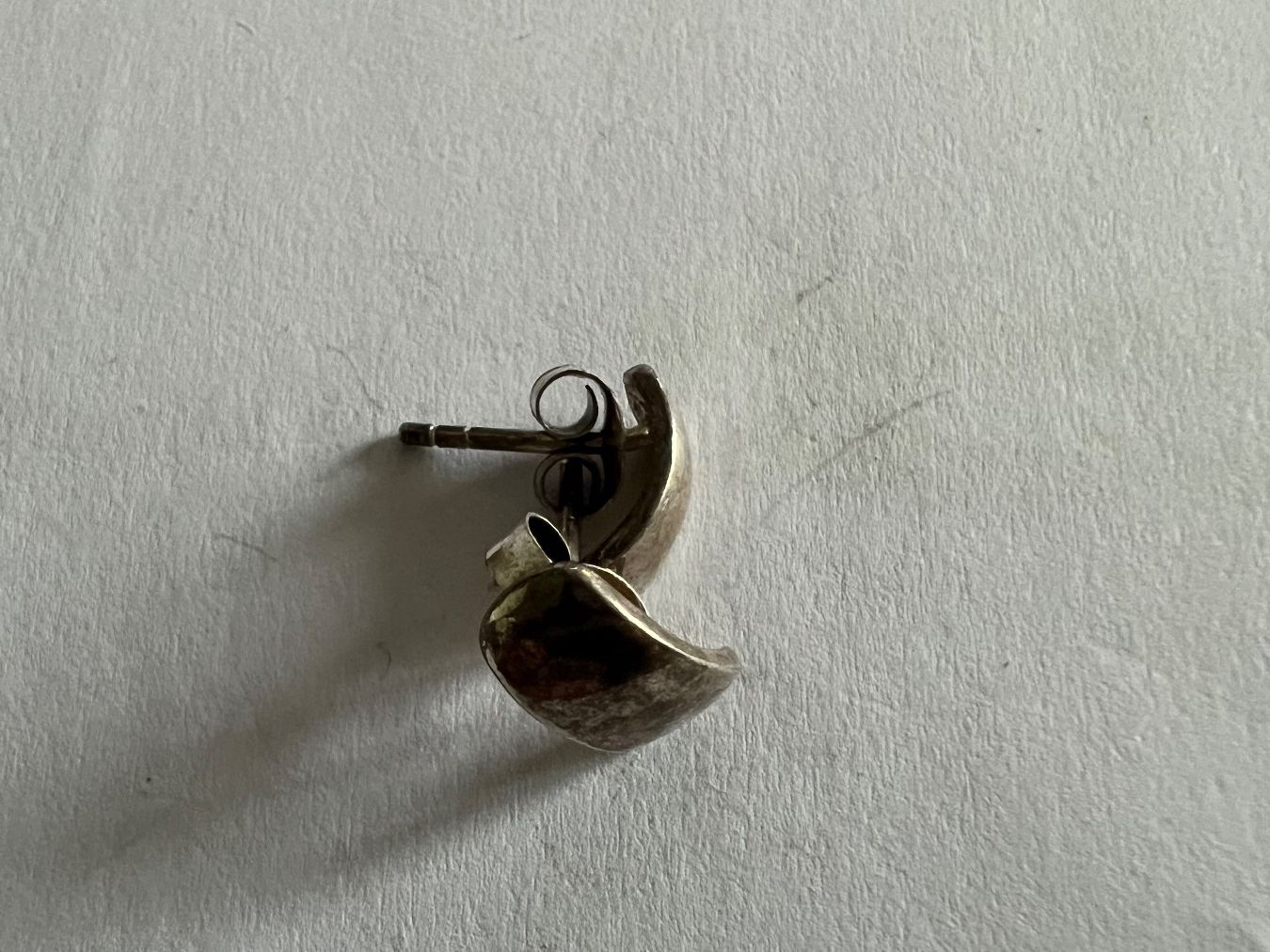 Orecchini pendenti & Orecchini a lobo: Silber Ohrstecker Halbmond, schlicht & elegant, Schmuck, ... – Usato da Sonterswil venduto da whe_7yhm 1