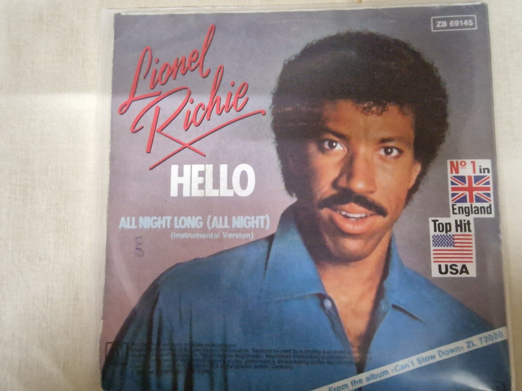Schallplatten: Lionel Richie Single – Hello – Gebraucht aus Root von