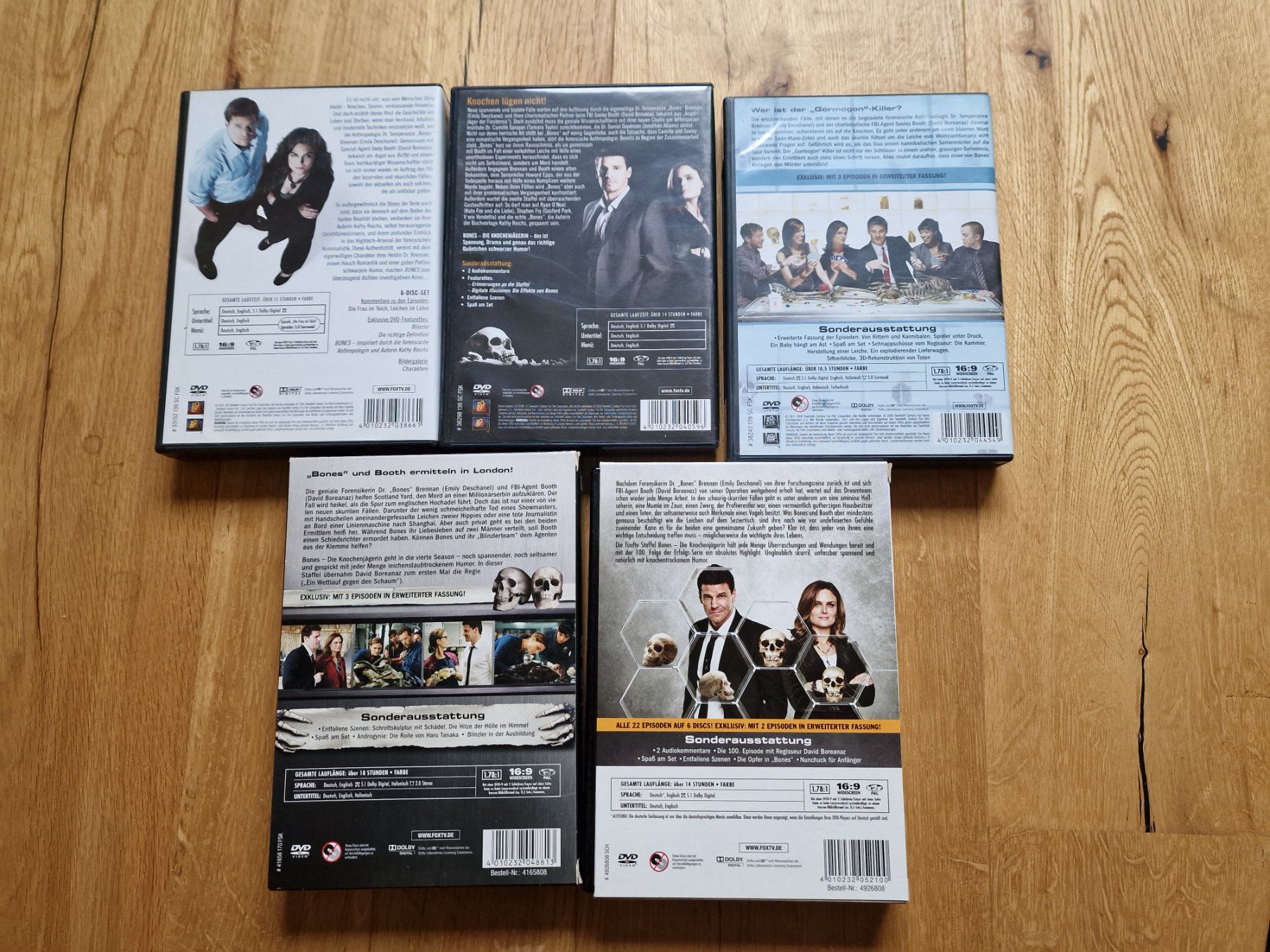 Tutti i DVDs: DVD Bones die Knochenjägerin Staffeln 1-5 – Usato da Hölstein venduto da Jomojilune 1