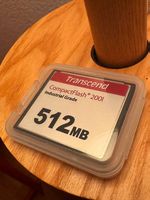 Transcend 512MB CompactFlash CF200I (Industrial Grade)