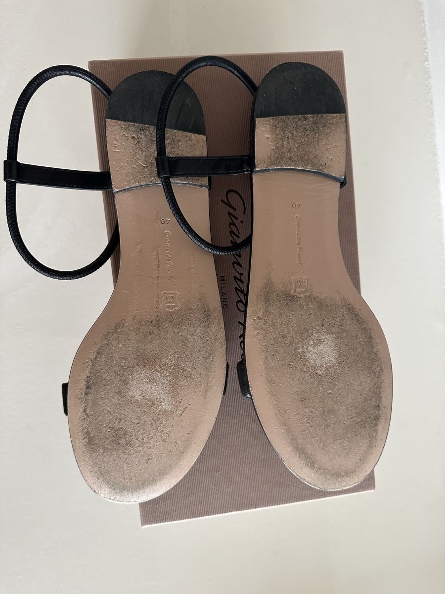 Gianvito Rossi Scarpe da donna: Sandals Gianvito Rossi Size 40 black – Usato da Genève venduto da cat2310 1