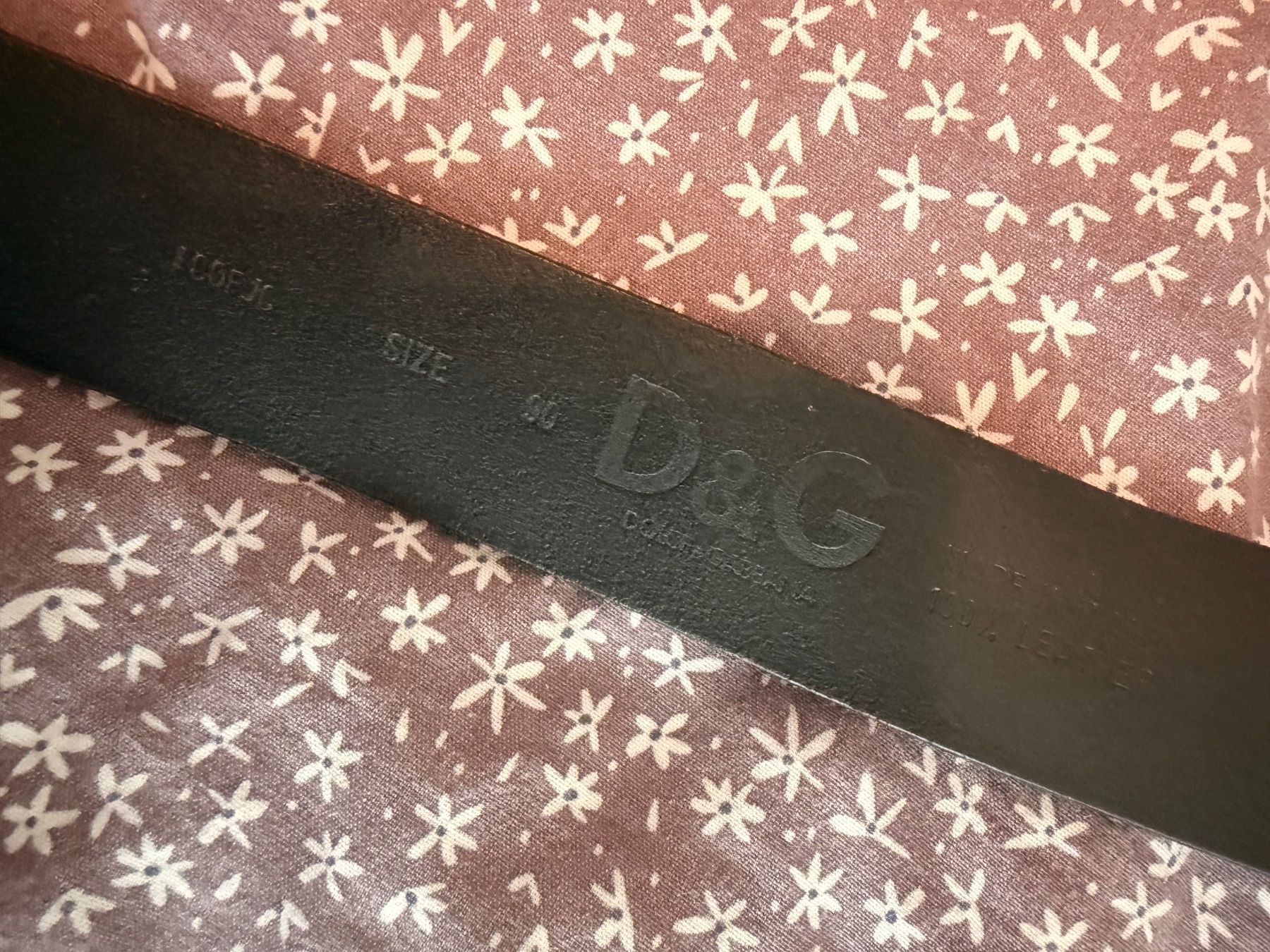 Dolce & Gabbana Cinture: Authentic Dolce & Gabbana Black Leather Belt – Usato da Biberist venduto da jaquesgaraboto 2