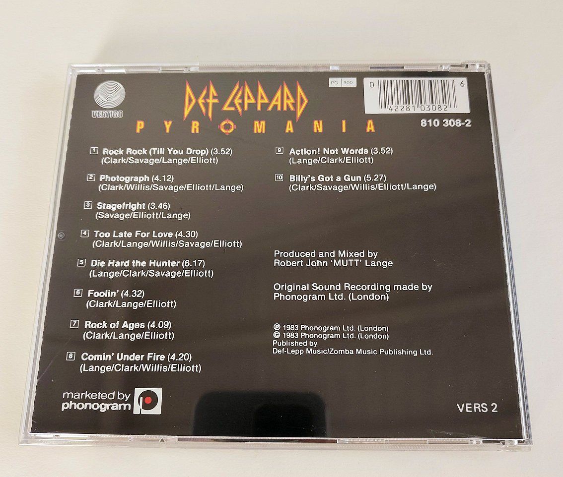 CDs: CD Def Leppard - Pyromania – Gebraucht aus Buchs ZH von Bighusky 1