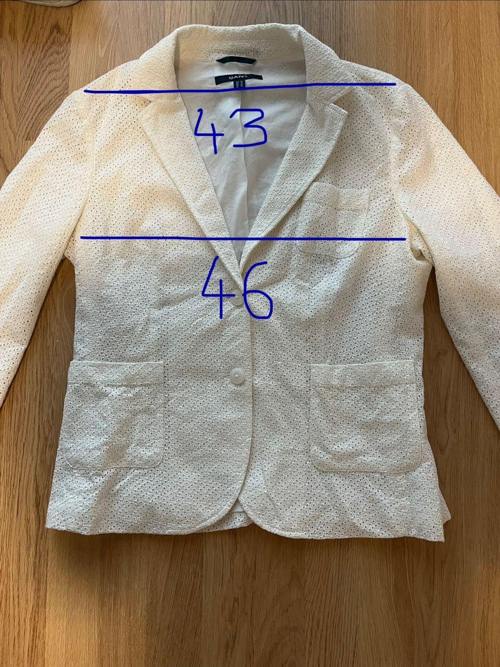 Gant Giacche: Veste blanche / blazer GANT taille 40 – Usato da Chavannes-Renens venduto da Hermine00 5