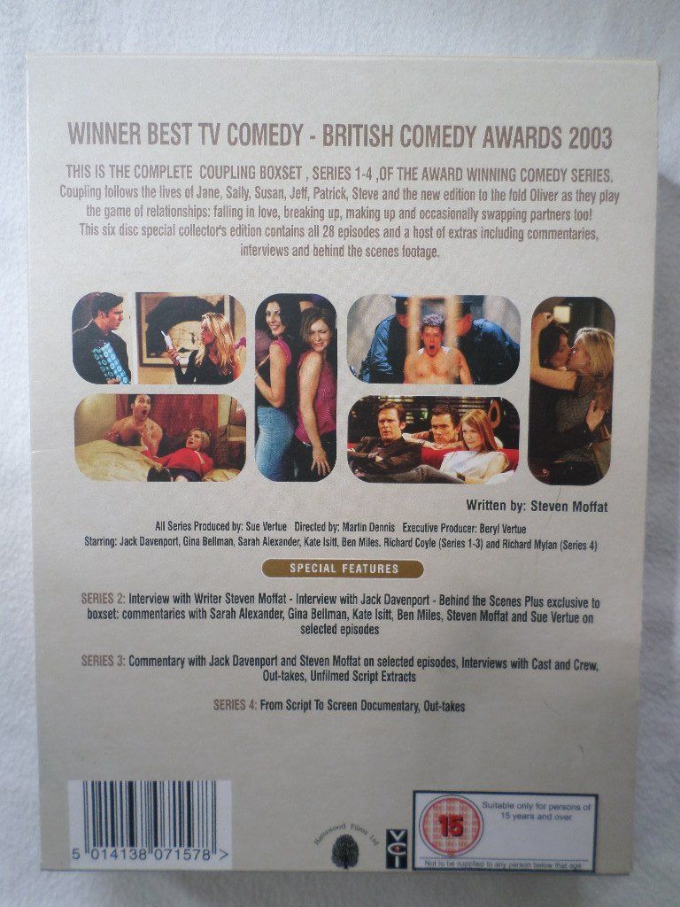 Tous les DVDs: Coupling / The complete Series 1, 2, 3 & 4 – Neuf (Voir description) à Liestal par man_7bt6 1