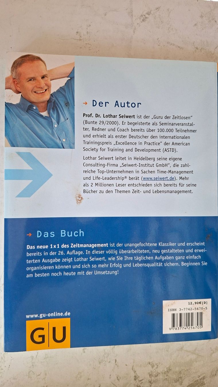 Libri: Zeitmanagement-Buch von Lothar Seiwert – Usato da Dietikon venduto da Buchantiqdietikon 1