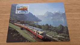 1962 FDC Maximumkarte Tee Zug