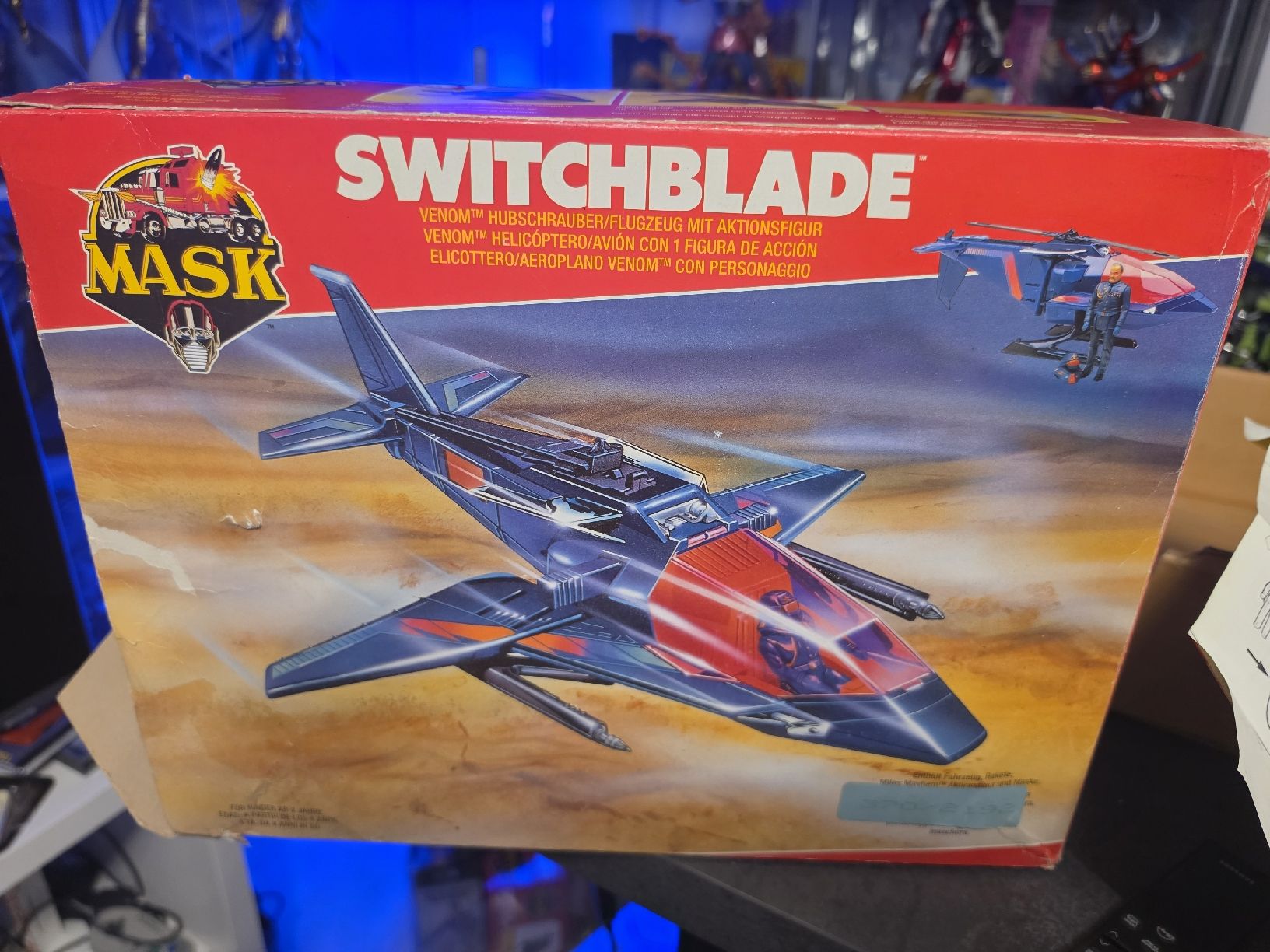 Giocattoli: M.A.S.K. Switchblade en boîte complet  1986 original  – Difettoso da Châtel-St-Denis venduto da Konami