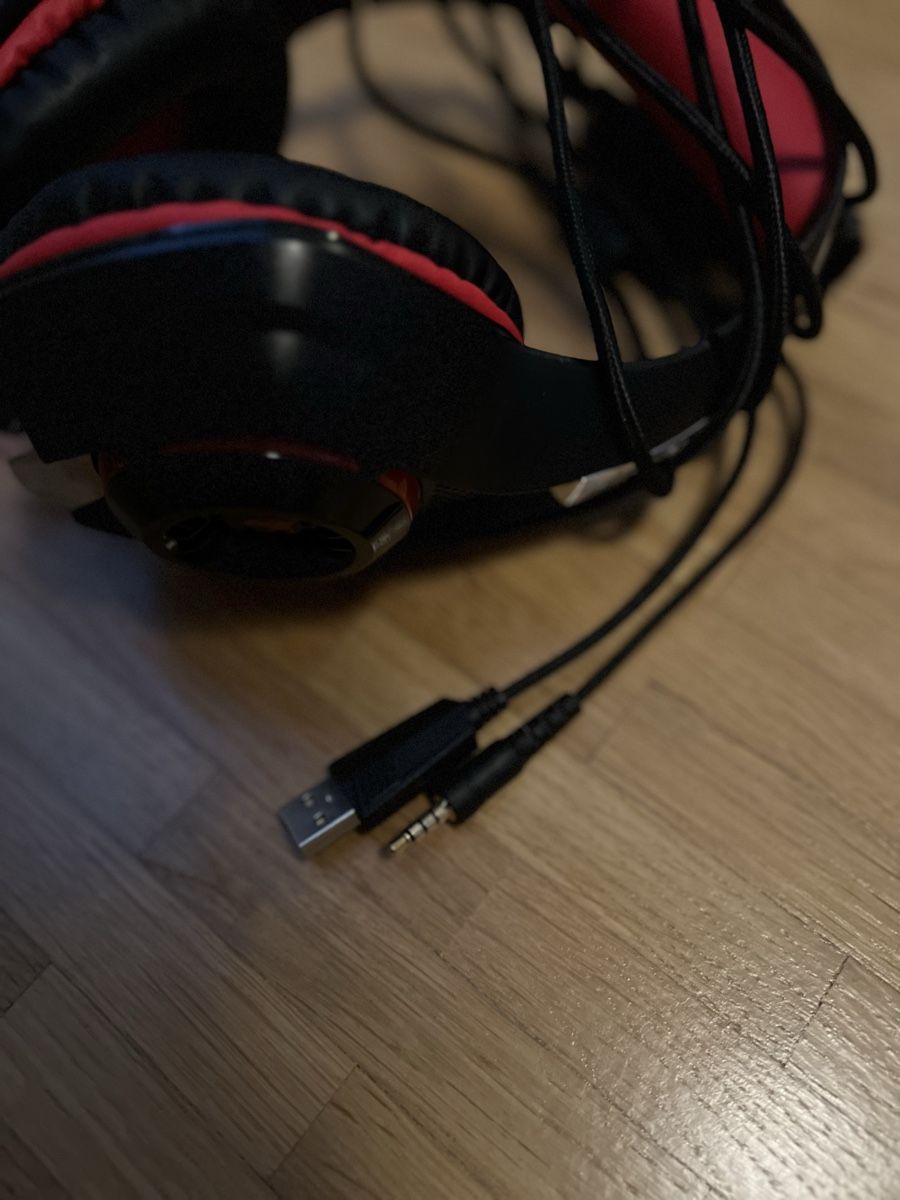 Kopfhörer: Gaming Headset Black Red used – Gebraucht aus Bern von pnlmc2325 3