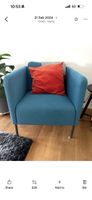 2 IKEA EKERÖ Sessel in Türkis/Petrol 