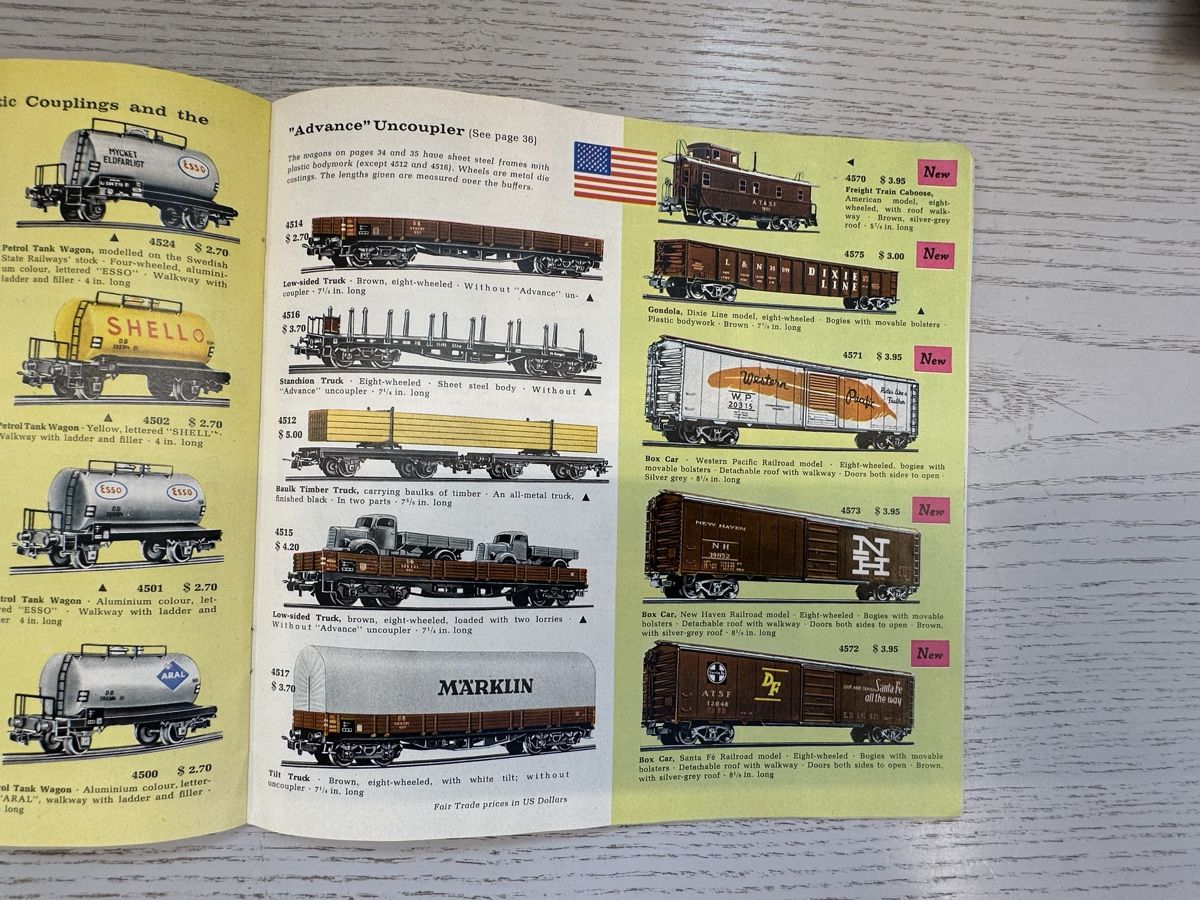 Märklin Modellini di ferrovie: Märklin catalogue 1961/62 E $ – Usato da Lupsingen venduto da New-Haven 1