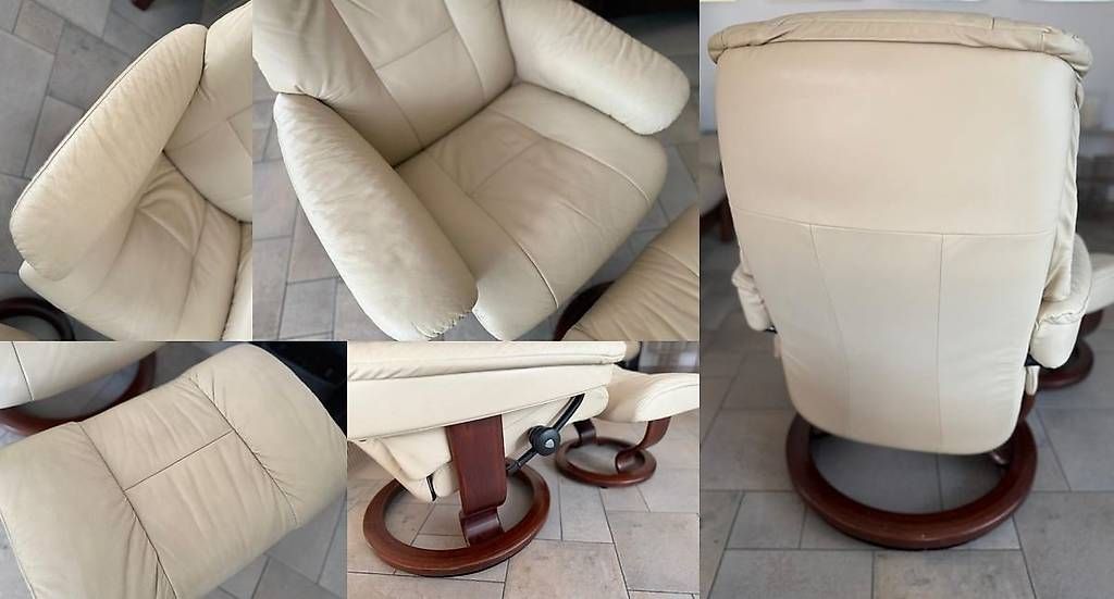 Divani: Stressless Set 2 Sessel 1 Sofa 2 Ottoman – Usato da Pfaffhausen venduto da Voe 4