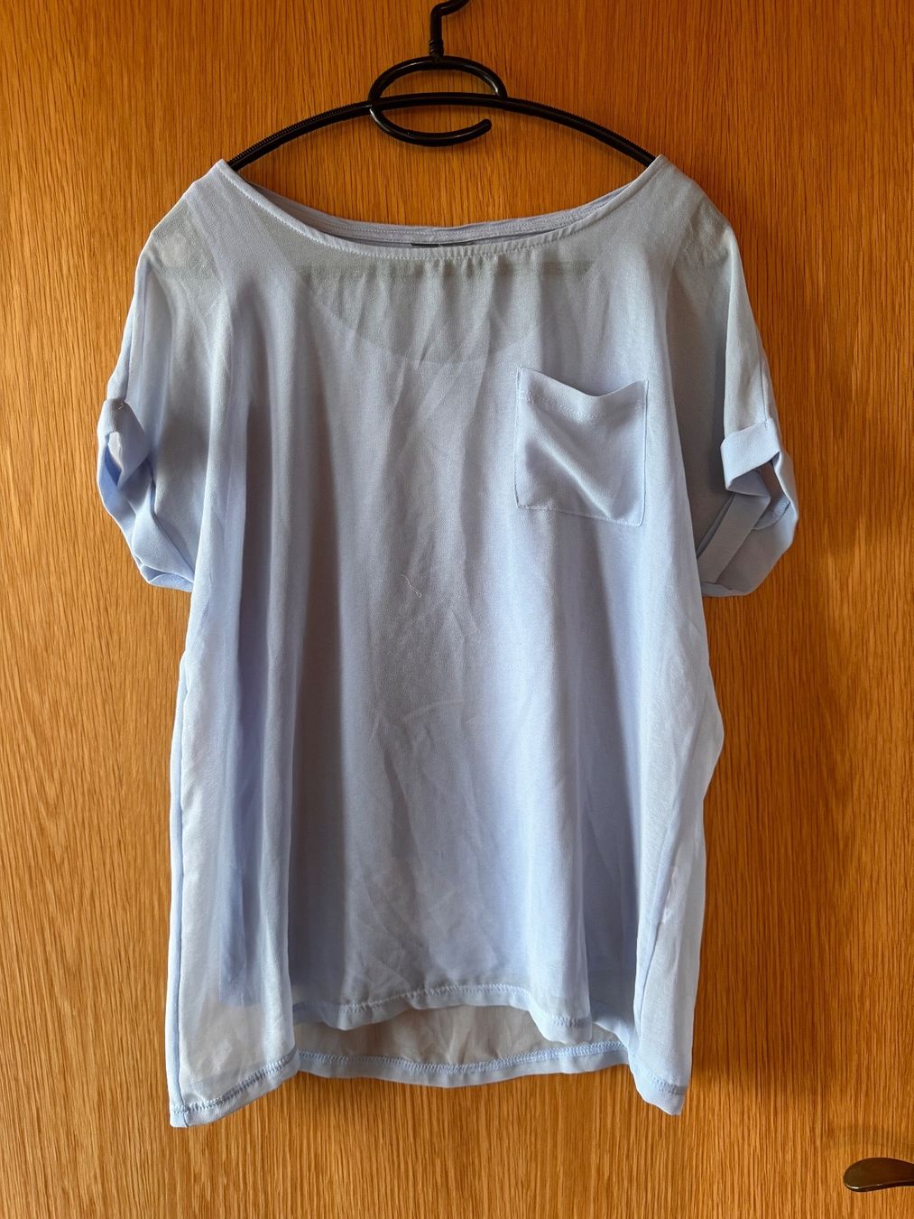 Camicette: Schöne hellblaue leichte Sommer-Bluse Gr. S – Usato da Grosswangen venduto da SALE_SALE_SALE
