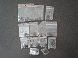Druckknopf-Nieten Lot für Jacken neu
