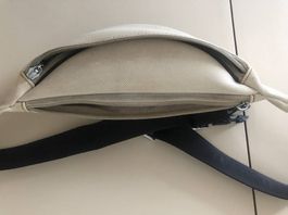 Lacoste Gürteltasche/ Bauchtasche, beige, guter Zustand