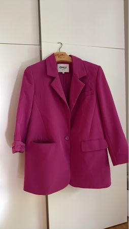 Only Damen Blazer pink Einreiher neuwertiger Zustand