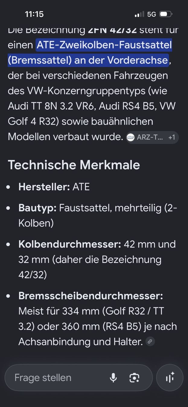 Audi Alle Autoersatzteile: Bremssättel Audi RS4 – Gebraucht aus Heimenschwand von source69 3