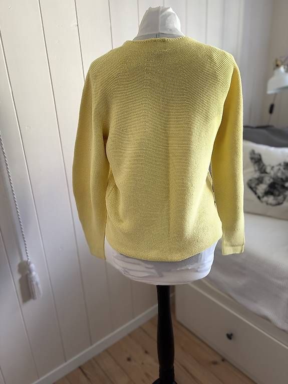 Pulls & Sweat-shirts: Strickpullover Baumwolle gelb (Gr. S) – D'occasion à Hemberg par mel_p76n 1