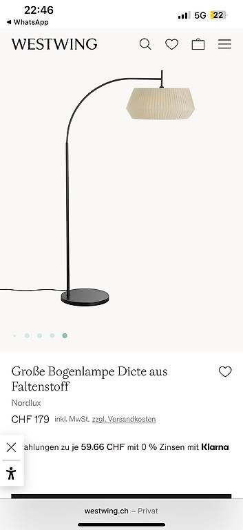 Lampade: Stehlampe / Bogenlampe – Usato da Beringen venduto da kar_nk72