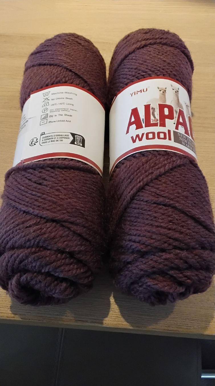 Wolle: Wolle Alpaca 2x 100g rotbraun NEU – Neu (gemäss Beschreibung) aus Rupperswil von Joggi023