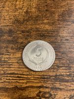 5 Pesos Kolumbien 1978