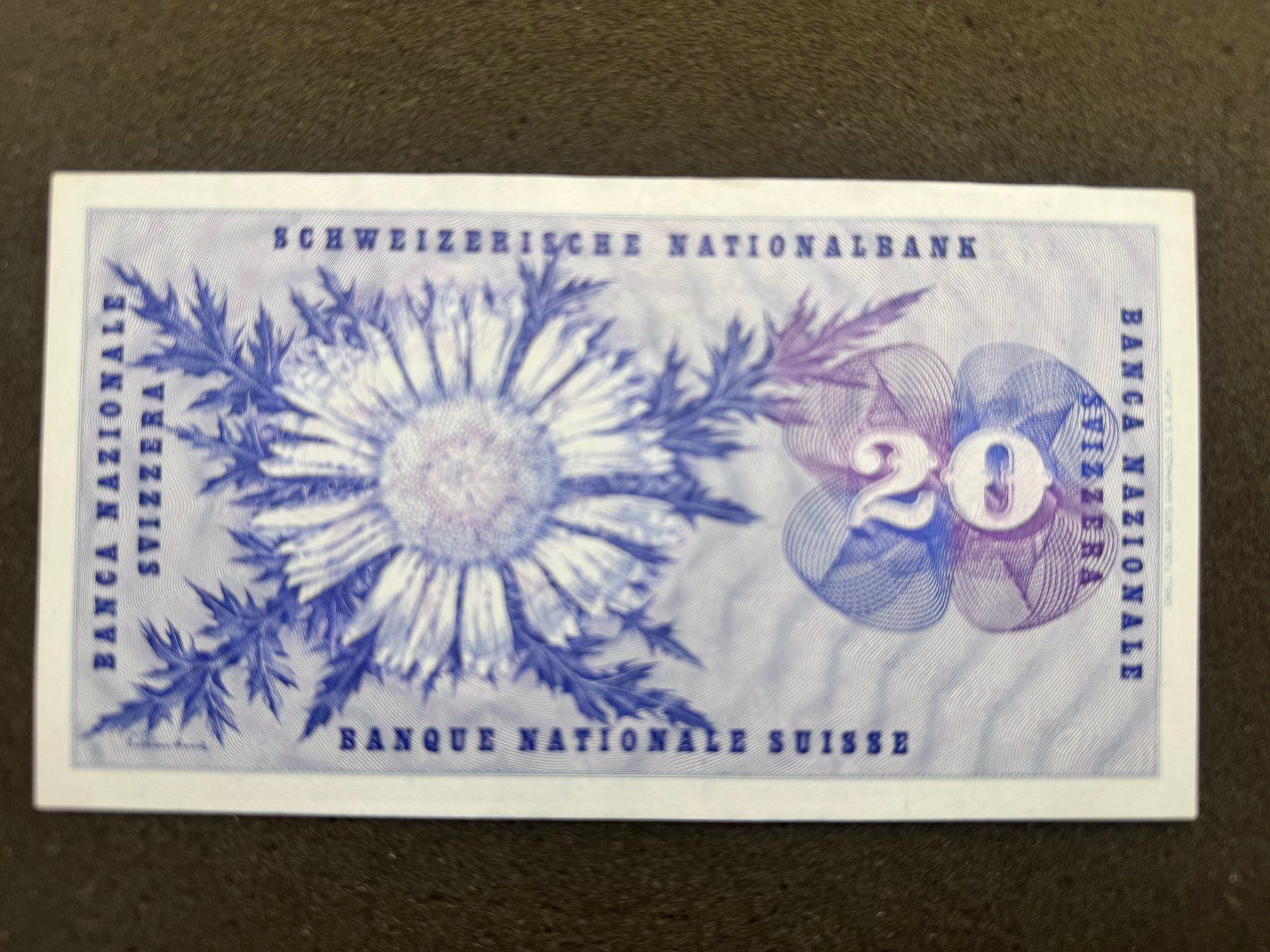 Banknoten: 20 Franken Banknote Dufour 1972 - 521 unc. – Gebraucht aus Reitnau von Coinhouse 1