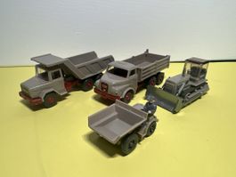 Konvolut Wiking Baufahrzeuge 1/87
